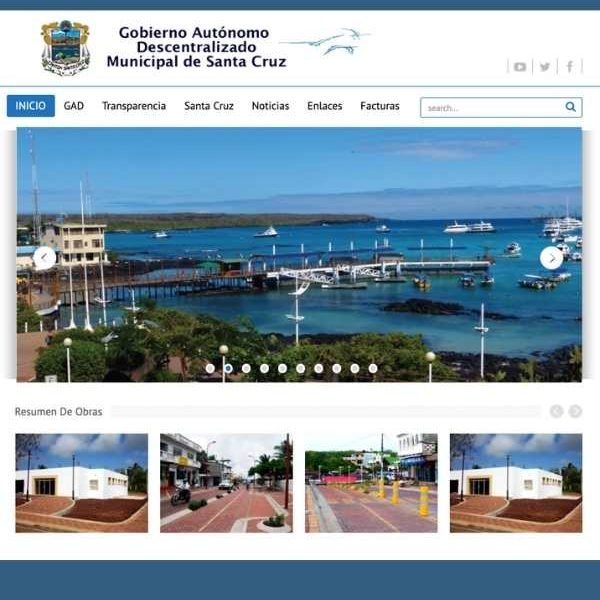 Sitio Web para el GAD Municipal de Santa Cruz, Galápagos